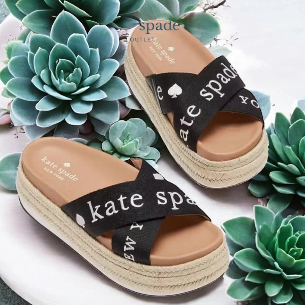 Kate Spade Piper Flatform Espadrilles 9